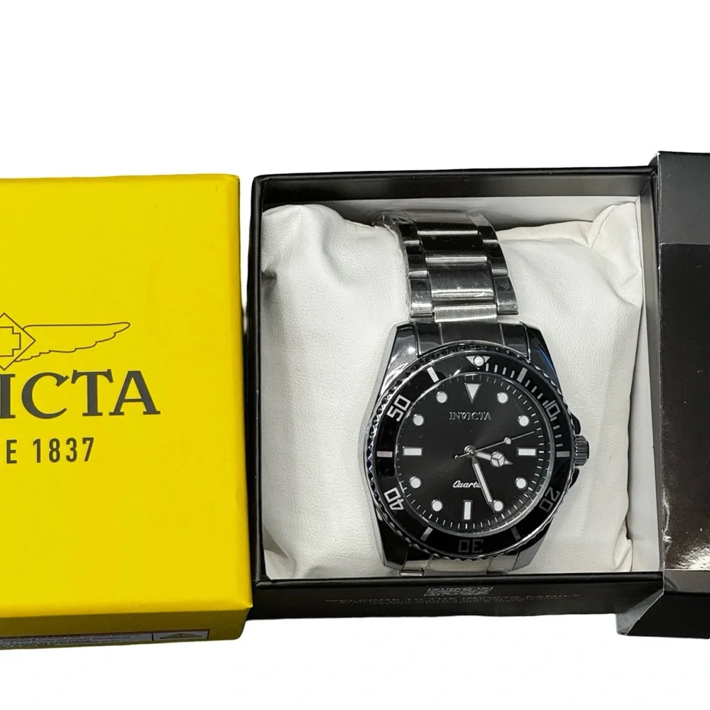 Invicta Pro Diver Mens Watch 42mm Steel Black Copper Dial Classic Quartz BNIB!!!